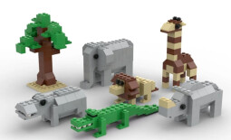 L-W Toys Safari sada 500 ks